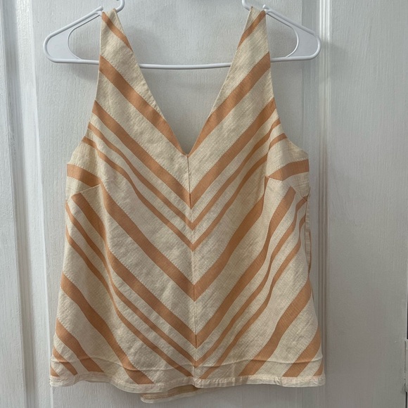 Anthropologie HD in Paris Cream Pink Top (Size US6) - Picture 6 of 15